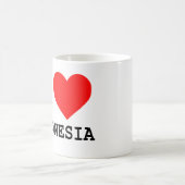 私はインドネシア-コーヒー・マグ--を愛します コーヒーマグカップ (中央)