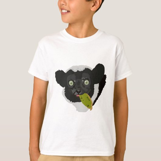 私はインドリレムールに行く Tシャツ (正面)