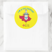 私はインフルエンザファイターのインフルエンザショットの報酬である ラウンドシール (バッグ)