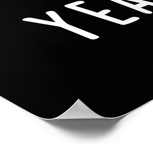 私はイースト生まれーの日のパンおもしろいプンダークBGではなかった ポスター (角)