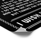 私はウィッカハロウィーンの魔女の異教の衣装 ポスター (角)