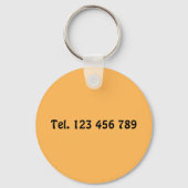 私はウィペットのキーチェーンが大好き キーホルダー (裏面)