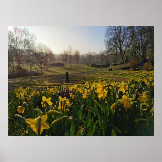 私はウィリアム・ワーズワースの雲のように寂しくさまよった ポスター (正面)