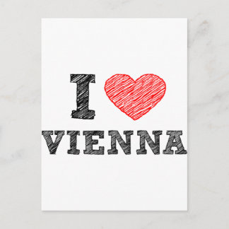 私はウィーンを愛します ポストカード