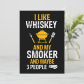 私はウイスキーが好きで、スモーカー3人がバおもしろいーベキ シーズンカード (スタンド正面)