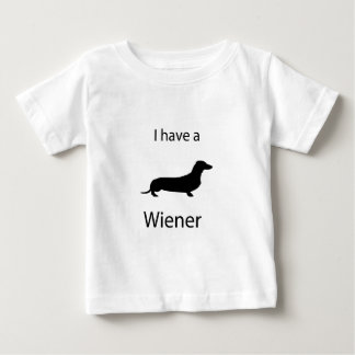 私はウインナーを食べます ベビーTシャツ