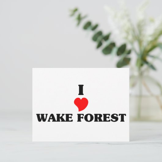 私はウェイクフォレストが大好き ポストカード (スタンド正面)