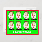 私はウェールズの葉書が大好きです ポストカード (正面/裏面)