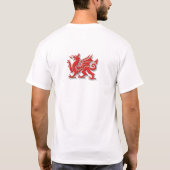 私はウェールズを愛します Tシャツ (裏面)