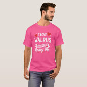 私はウォラスのグラフィックが大好き – 私を悩ませるのは人々だ! Tシャツ (正面フル)