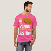 私はウォンバットだ Tシャツ (正面フル)