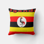 私はウガンダ系アメリカ人のモジョ枕が大好き クッション (裏面)