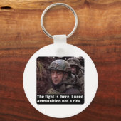 私はウクライナと立ち、私はゼレンスキーと立つ キーホルダー (正面)