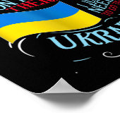 私はウクライナに行く必要があるセラピーを必要としない ポスター (角)