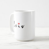 私はウクライナを愛している コーヒーマグカップ (正面左)