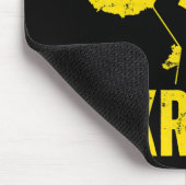 私はウクライナ国旗の立ち上げ拳ペアで立つ マウスパッド (コーナー)