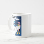 「私はウサギじゃない」ヒューゴ & DAFFY DUCK™ コーヒーマグカップ (正面左)