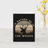 私はウッズディアー狩りにいる カード (黄色い花)