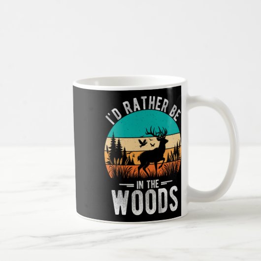 私はウッズディアー狩りの屋外にいる コーヒーマグカップ (右)