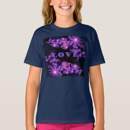 私はウハクナマタタトドラー長袖Tシャツが大好き Tシャツ (正面)