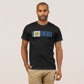 私はウルグアイのティーを愛します Tシャツ (正面フル)