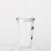 私はウンチが多い アクリルタンブラー (右)