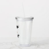 私はウンチが多い アクリルタンブラー (左)