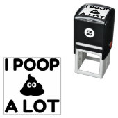 私はウンチが多い セルフインキングスタンプ (インサイチュ)