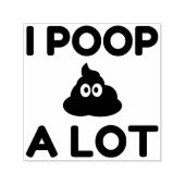 私はウンチが多い セルフインキングスタンプ (デザイン)