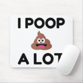 私はウンチが多い マウスパッド (マウス)