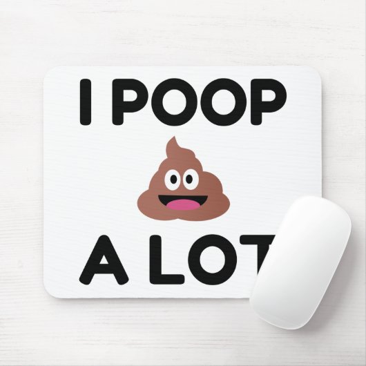 私はウンチが多い マウスパッド (マウス)