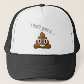 私はウンチのemojiを与えません キャップ