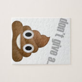 私はウンチのemojiを与えません ジグソーパズル (横)