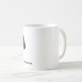 私はウンチ家庭でむしろ コーヒーマグカップ (正面右)