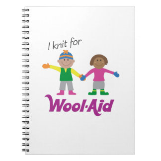 私はウール援助のノートのために編みます ノートブック