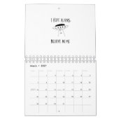 私はエイリアン信じを望む カレンダー (3月 2027)