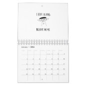 私はエイリアン信じを望む カレンダー (1月 2026)