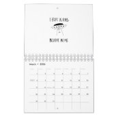 私はエイリアン信じを望む カレンダー (3月 2026)