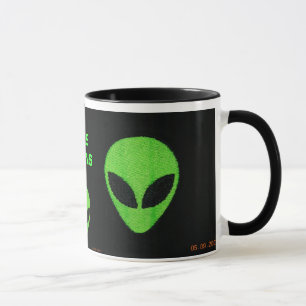 私はエイリアンMUGを見る マグカップ