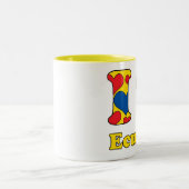 私はエクアドルが大好き ツートーンマグカップ (中央)