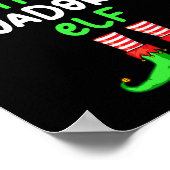私はエクアドルのエクアドル小妖精や小人おもしろいパジャム ポスター (角)