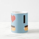 私はエクラワールが大好き コーヒーマグカップ (中央)