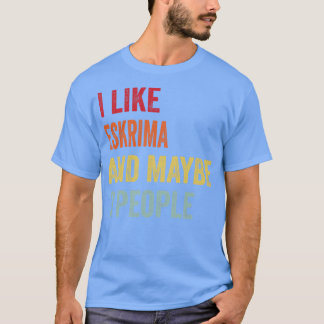 私はエスキマが好きかもしれない3人 Tシャツ