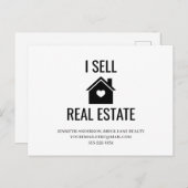 私はエステイ実在トハウスハートマーケティング不動産を販売 ポストカード (正面/裏面)