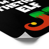 私はエステティシャン小妖精や小人ファミリーパジャマクリスマスビー ポスター (角)