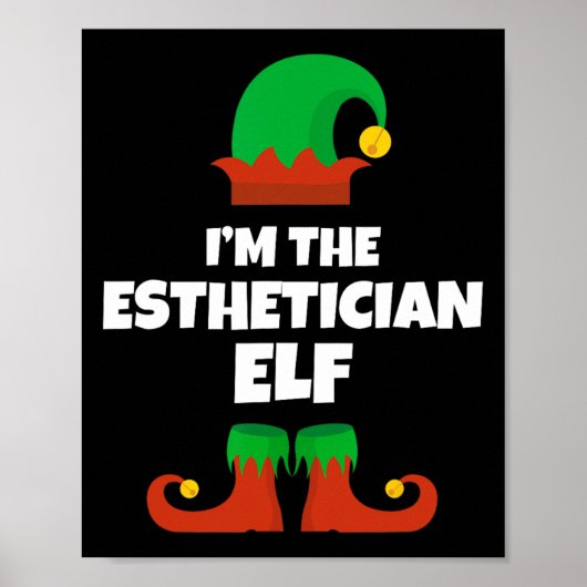 私はエステティシャン小妖精や小人ファミリーパジャマクリスマスビー ポスター (正面)