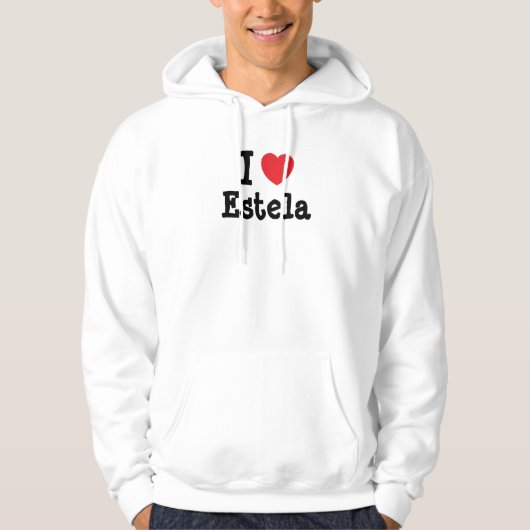 私はエステラ·ハートTシャツが大好きです パーカ (正面)