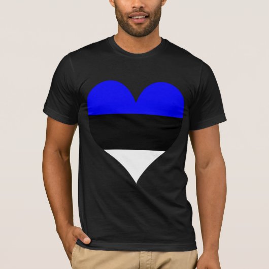 私はエストニアを愛します Tシャツ (正面)