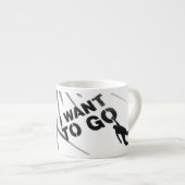 私はエスプレッソのマグ大きく行きたいと思います エスプレッソカップ (正面右)