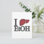 私はエタノールが大好き ポストカード (スタンド正面)